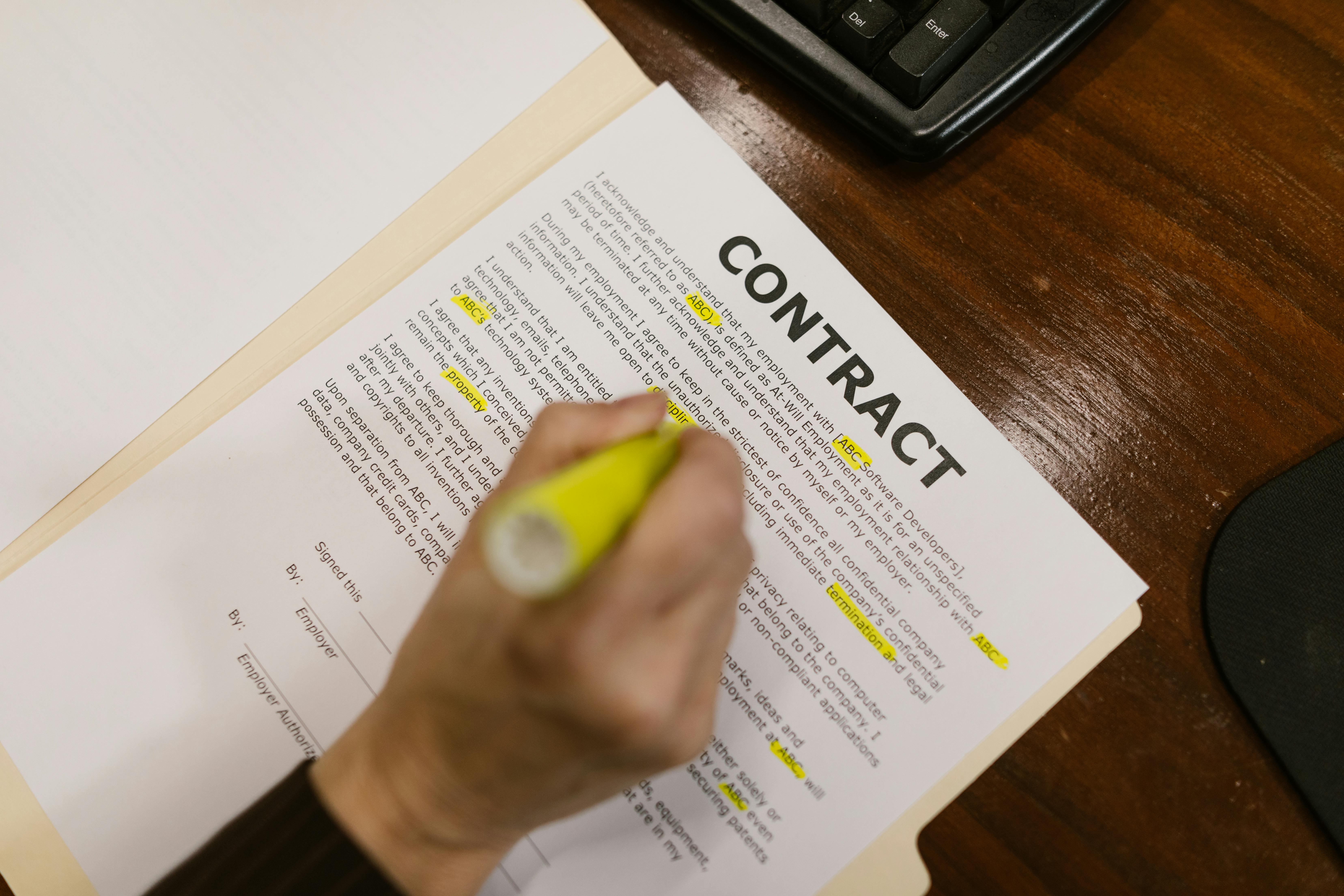 Contract Review, Negotiation & Risk Mitigation